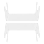 2Pcs Acrylic Display Rack Transparent Toys Dolls Jewelry Stand Shelf for Bedroom