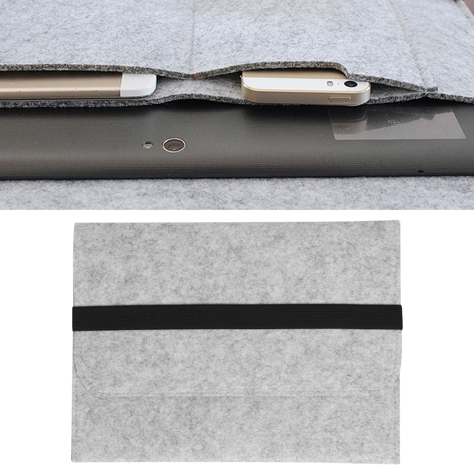 Laptop Felt Sleeve Bag Protective Case Portable Carrying Protective Cover for Notebook Computer