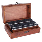 70Pcs/Set Stamps Kit Vintage Wood Alphabet Letter Number Stampers for DIY Scrapbook