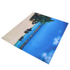 Wall Tapestry Beach Scenery Background Art Decoration for Home Living Room Bedroom150x130cm