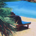 Wall Tapestry Beach Scenery Background Art Decoration for Home Living Room Bedroom150x130cm