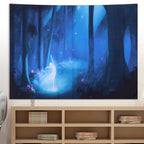 Decorative Tapestry MultiPurpose Unique Wall Hanging Carpet Living Room Bedroom Decors(150x130cm )