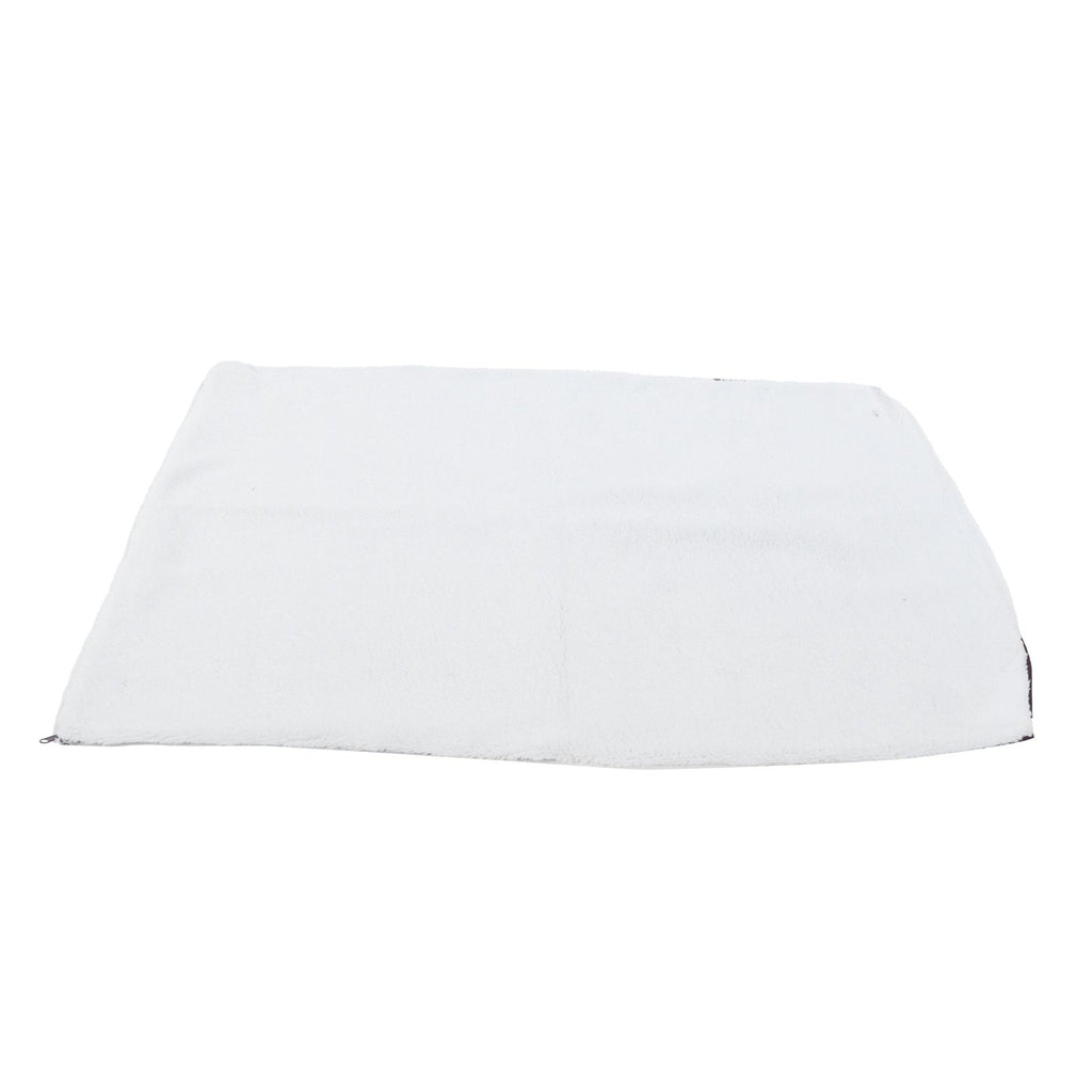 Pet Heating Pad Non Slip Detachable Insulation Warm Blanket for Pet House Dog Kennel(White 90x64cm)