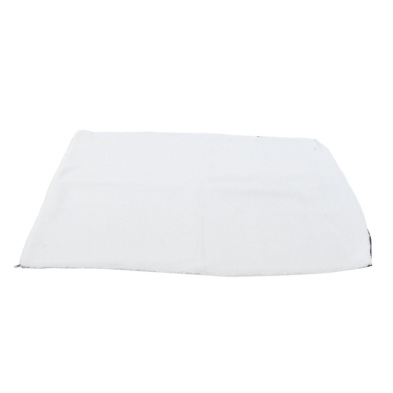 Pet Heating Pad Non Slip Detachable Insulation Warm Blanket for Pet House Dog Kennel(White 90x64cm)