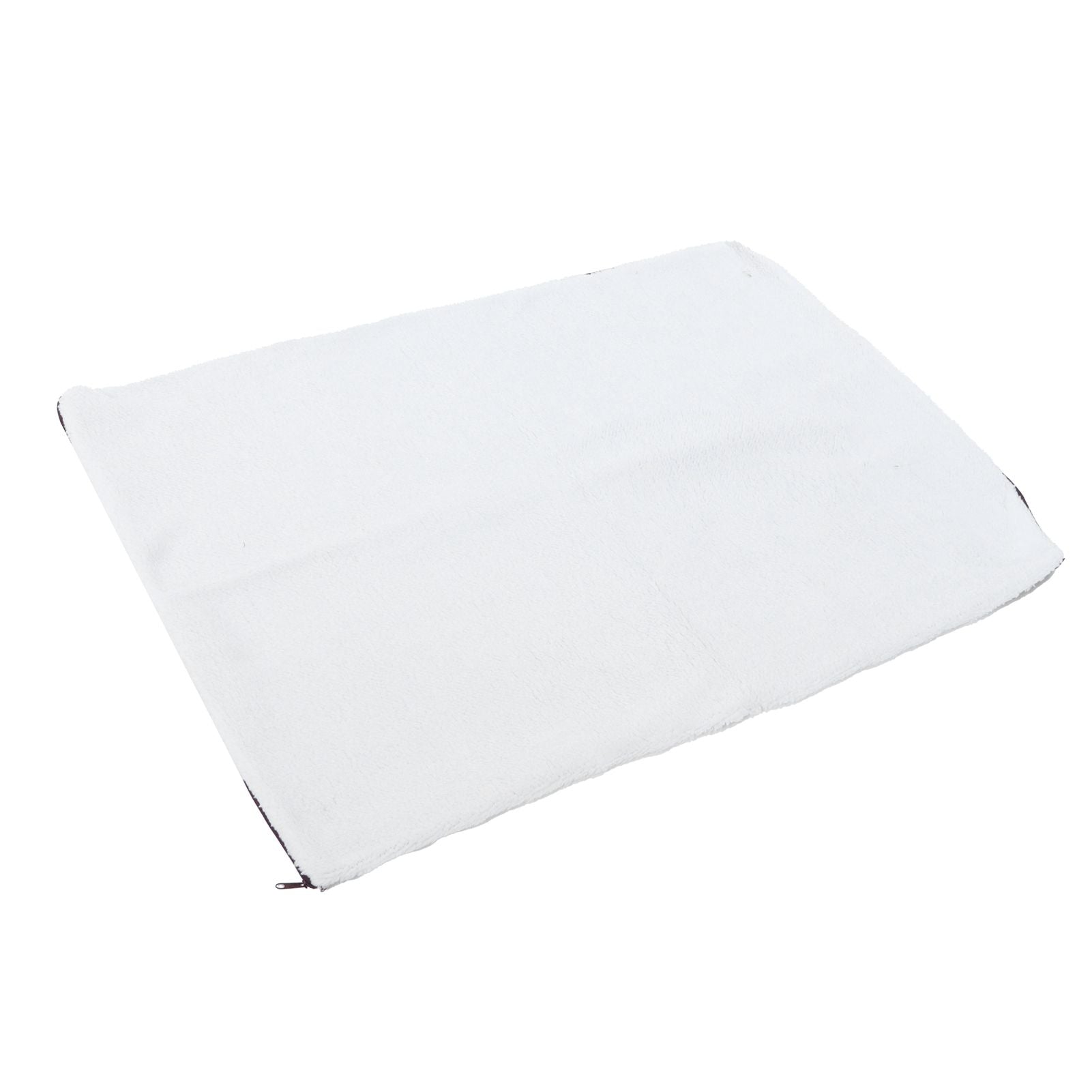Pet Heating Pad Non Slip Detachable Insulation Warm Blanket for Pet House Dog Kennel(White 90x64cm)