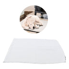 Pet Heating Pad Non Slip Detachable Insulation Warm Blanket for Pet House Dog Kennel(White 90x64cm)