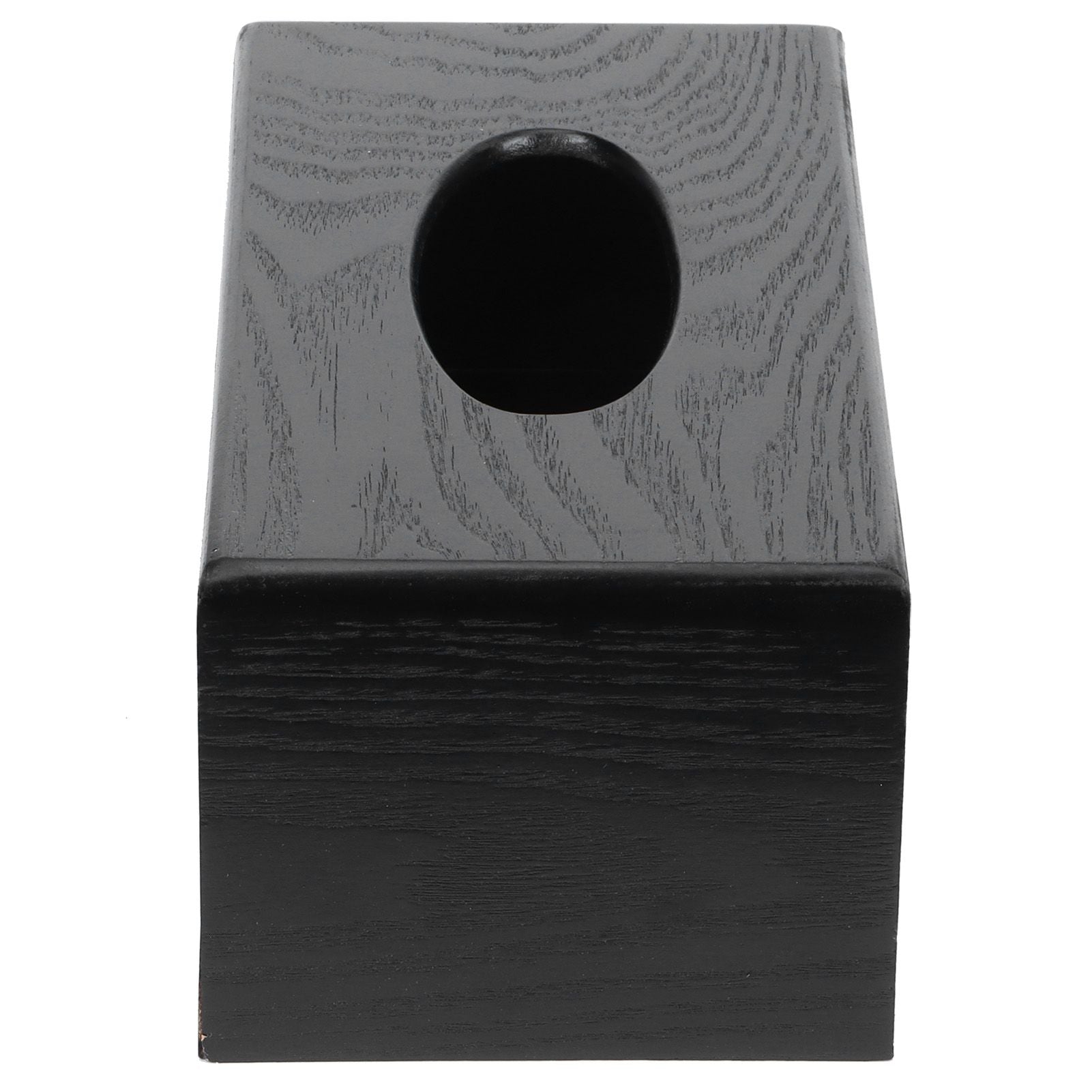 Black Wooden Tissue Box Napkin Case Elegant Style Tissue Holder for Home Hotel Living Room