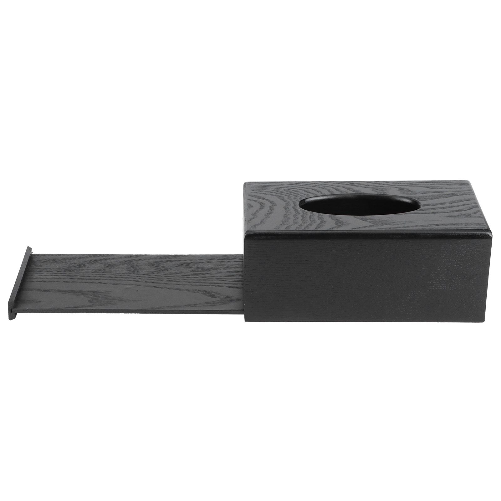 Black Wooden Tissue Box Napkin Case Elegant Style Tissue Holder for Home Hotel Living Room