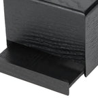 Black Wooden Tissue Box Napkin Case Elegant Style Tissue Holder for Home Hotel Living Room