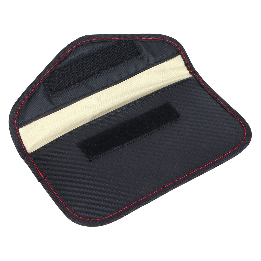 Car Key Blocker Bag Protector Portable PU AntiTheft Signal Shielding Case Pouch