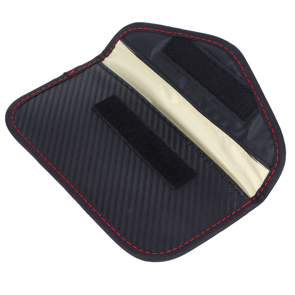 Car Key Blocker Bag Protector Portable PU AntiTheft Signal Shielding Case Pouch