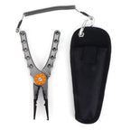 Fishing Lure Pliers Tongs Multifunction Aluminum Alloy Hook Remover Tool EquipmentGray