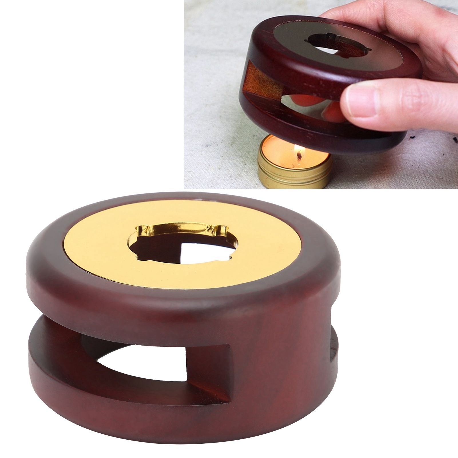 Lacquer Seal Furnace Hollow Round Furnace Retro Wax Strip Wax Stick Furnace for Melting Wax