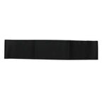 Universal Steering Wheel Cover with Needle Thread Protector for External Diameter of 3738cm(Black Black Thread )