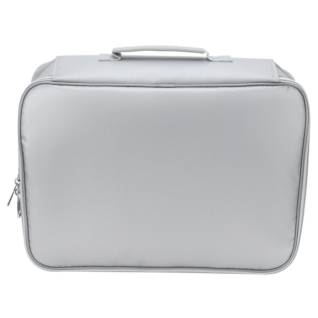 Files Storage Bag Multifunction Fireproof Waterproof Office Document Organizer Silver