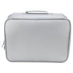 Files Storage Bag Multifunction Fireproof Waterproof Office Document Organizer Silver
