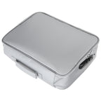 Files Storage Bag Multifunction Fireproof Waterproof Office Document Organizer Silver