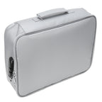 Files Storage Bag Multifunction Fireproof Waterproof Office Document Organizer Silver