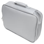 Files Storage Bag Multifunction Fireproof Waterproof Office Document Organizer Silver