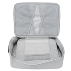 Files Storage Bag Multifunction Fireproof Waterproof Office Document Organizer Silver