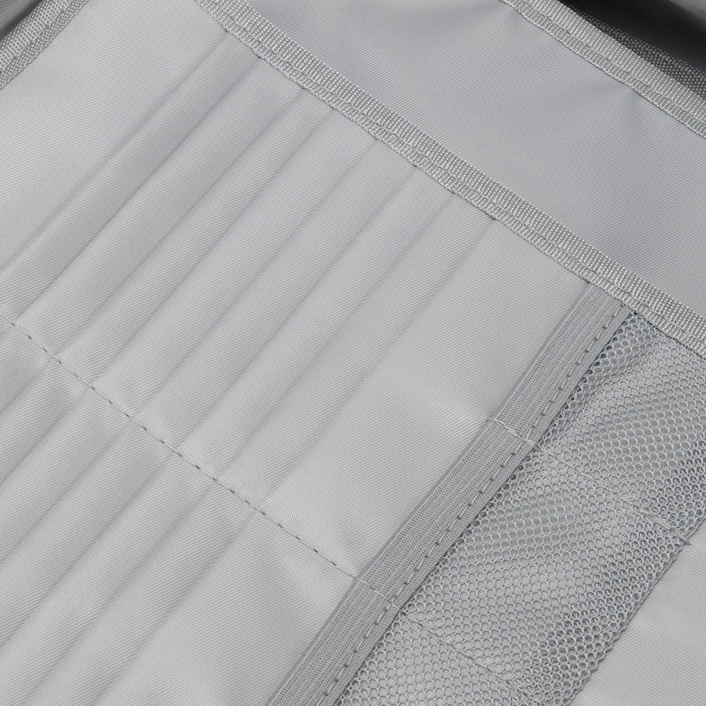 Files Storage Bag Multifunction Fireproof Waterproof Office Document Organizer Silver