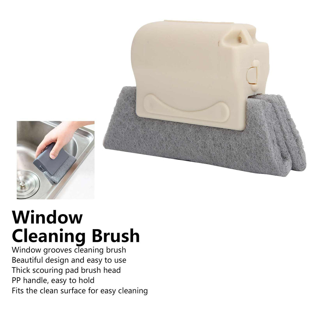 Window Grooves Cleaning Brush Handheld Crevice Cleaner Tools for Window Slides and Gaps