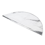 Round Fire Pit Mat Fireproof Outdoor terrace Barbecue Grill Deck Protection Pad SuppliesSilver Gray 91cm