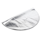 Round Fire Pit Mat Fireproof Outdoor terrace Barbecue Grill Deck Protection Pad SuppliesSilver Gray 91cm