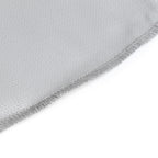 Round Fire Pit Mat Fireproof Outdoor terrace Barbecue Grill Deck Protection Pad SuppliesSilver Gray 91cm