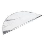 Round Fire Pit Mat Fireproof Outdoor terrace Barbecue Grill Deck Protection Pad SuppliesSilver Gray 60cm