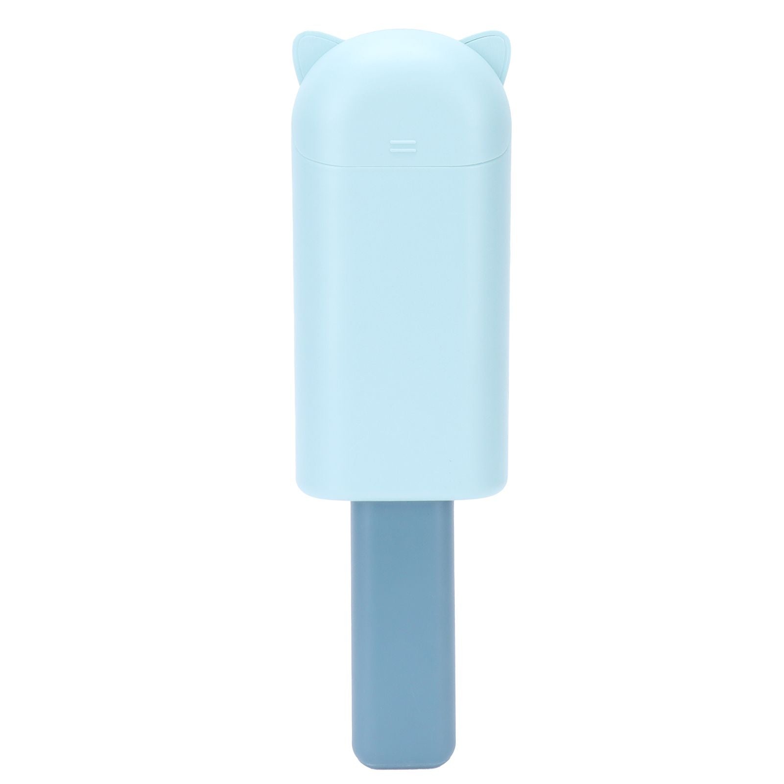 Double-Sided Hair Removal Brush with Storage Cover Portable Clothes Lint Remover Blue