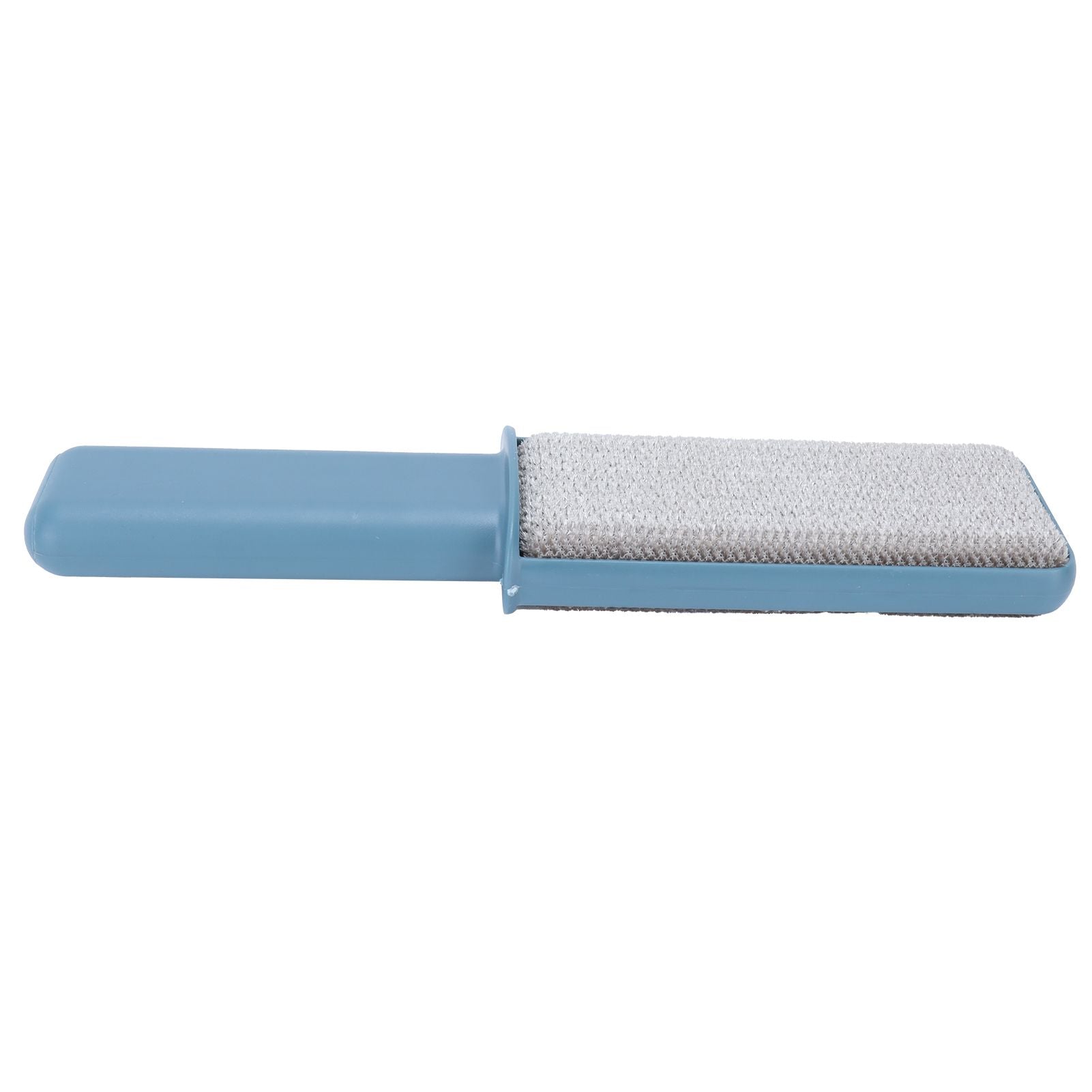 Double-Sided Hair Removal Brush with Storage Cover Portable Clothes Lint Remover Blue