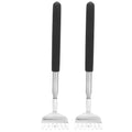 2Pcs Retractable Back Scratcher Portable Stainless Steel Scratching Tool 20‑68cm