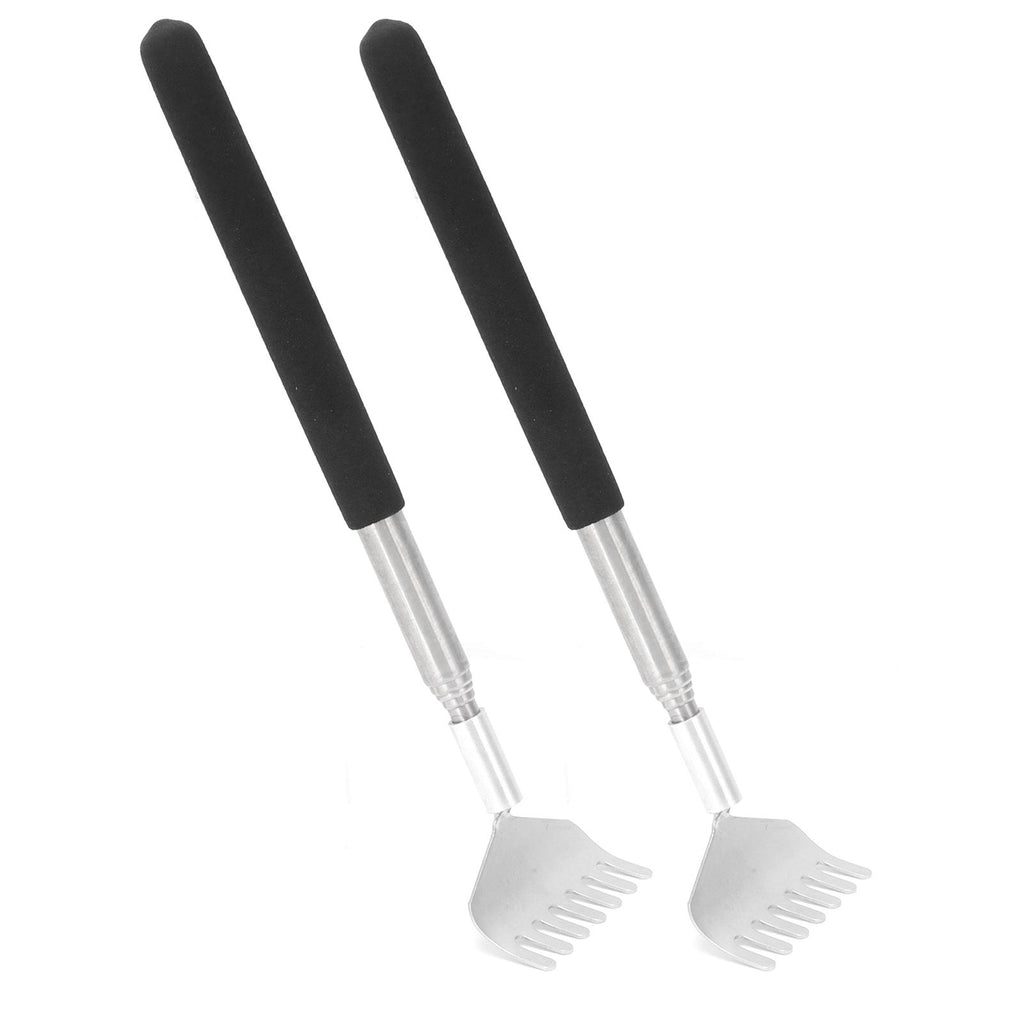 2Pcs Retractable Back Scratcher Portable Stainless Steel Scratching Tool 20‑68cm