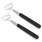 2Pcs Retractable Back Scratcher Portable Stainless Steel Scratching Tool 20‑68cm