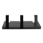 Balck Originality Hook Coat Hook Concealed Row Hanger for Home Doorway Living Room