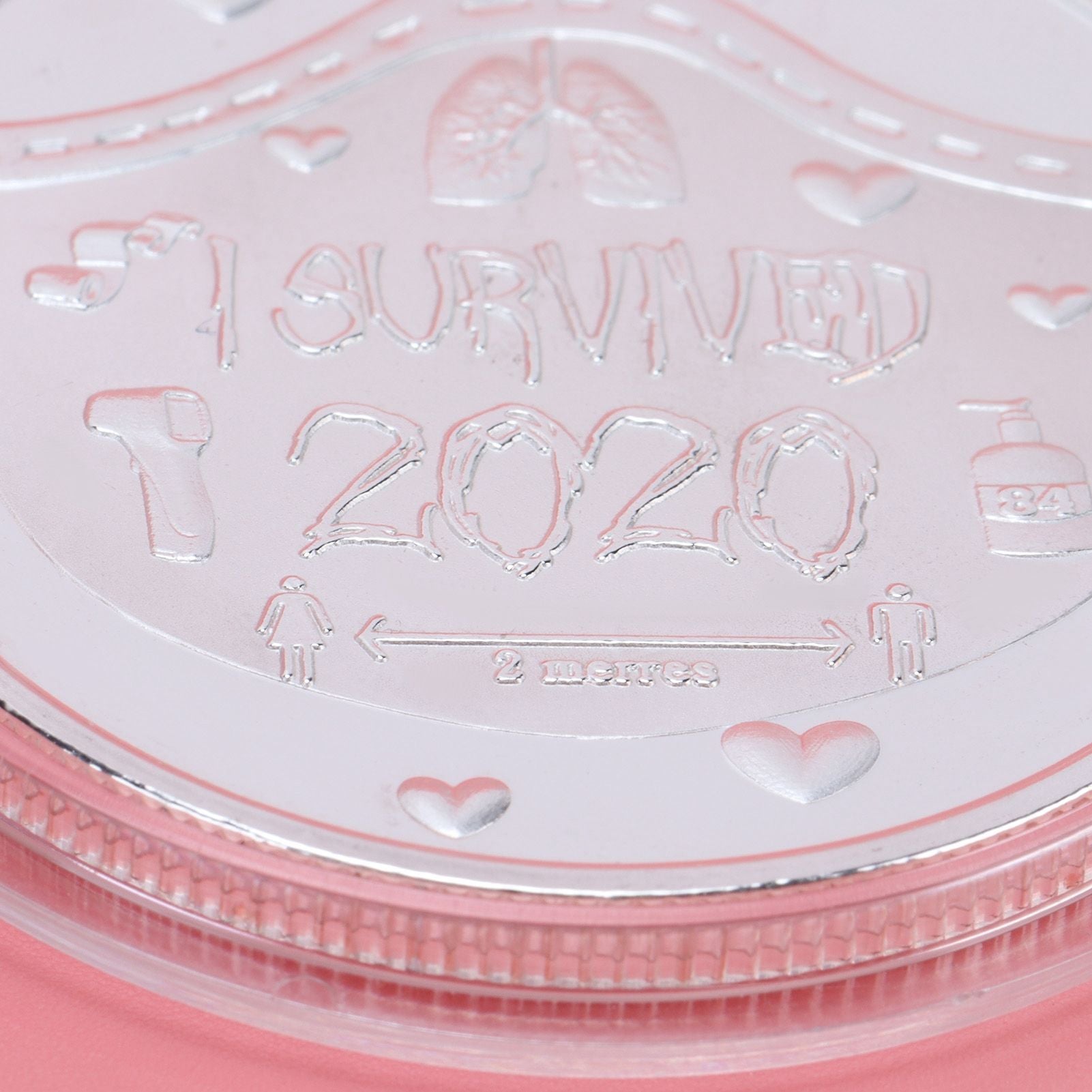 Commemorative Coin Innovative 2020 Medal Memorial Coin Gift Souvenirs CollectionSilver