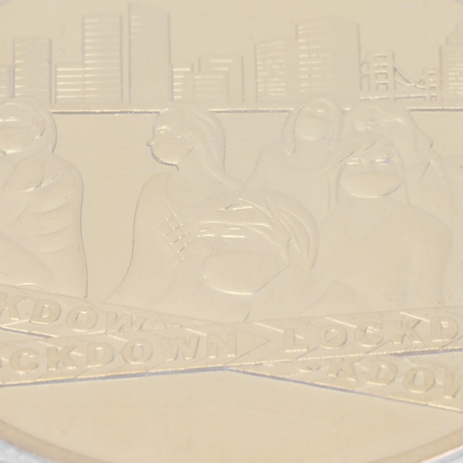 Commemorative Coin Innovative 2020 Medal Memorial Coin Gift Souvenirs CollectionGold
