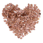 500Pcs Heart‑Shape Chips Wood Grain Slice Decoration DIY Hand‑Made Scrapbook Crafts