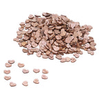 500Pcs Heart‑Shape Chips Wood Grain Slice Decoration DIY Hand‑Made Scrapbook Crafts