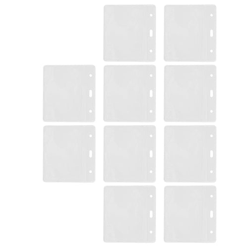 10PCS Card Protector Waterproof Immunization Record Card Holder Clear PVC Sleeve