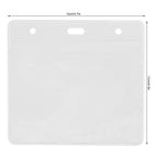 10PCS Card Protector Waterproof Immunization Record Card Holder Clear PVC Sleeve