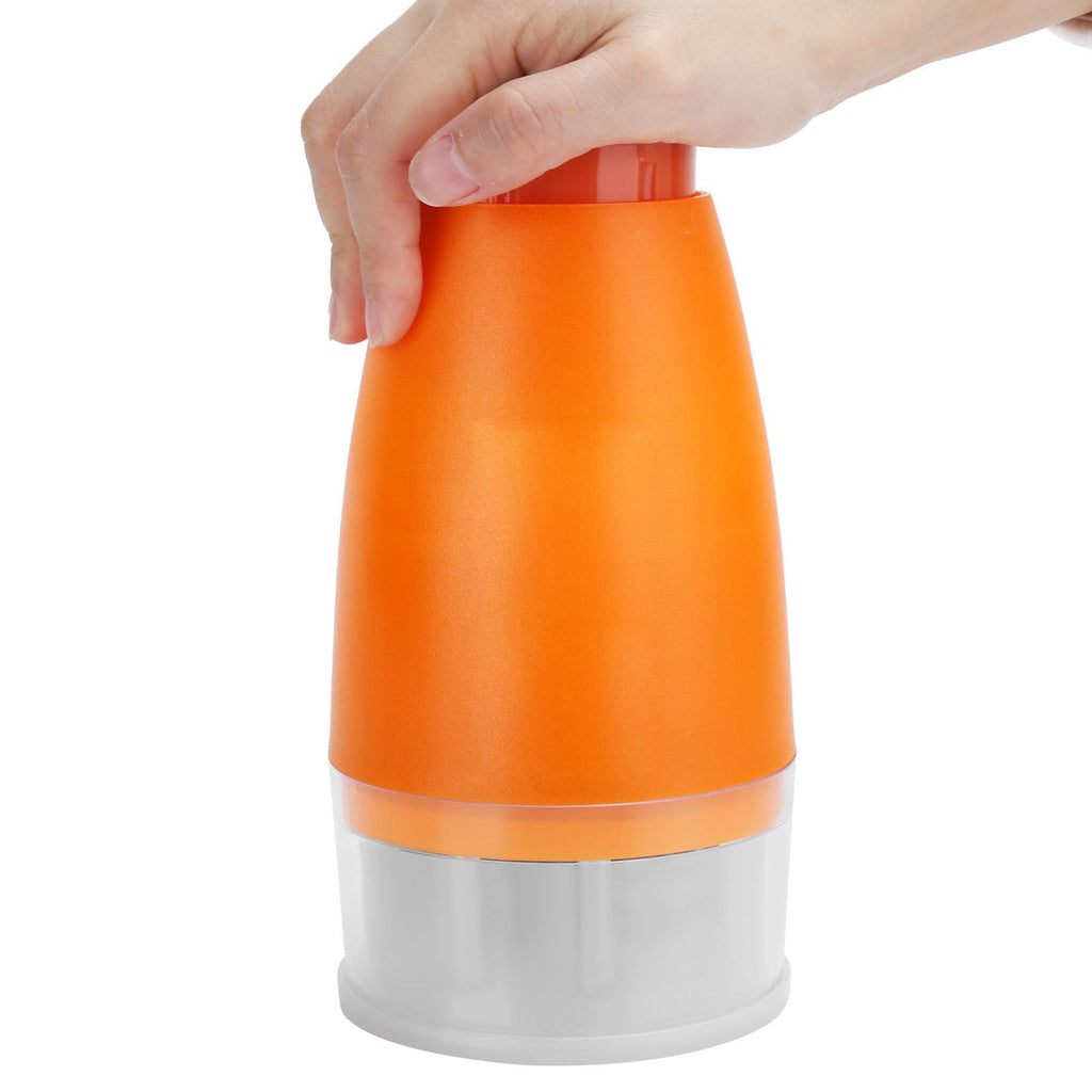 Manual Chopper Hand Press Garlic Ginger Garlic Chop Cutter Household with 2pcs Plastic BoxOrange