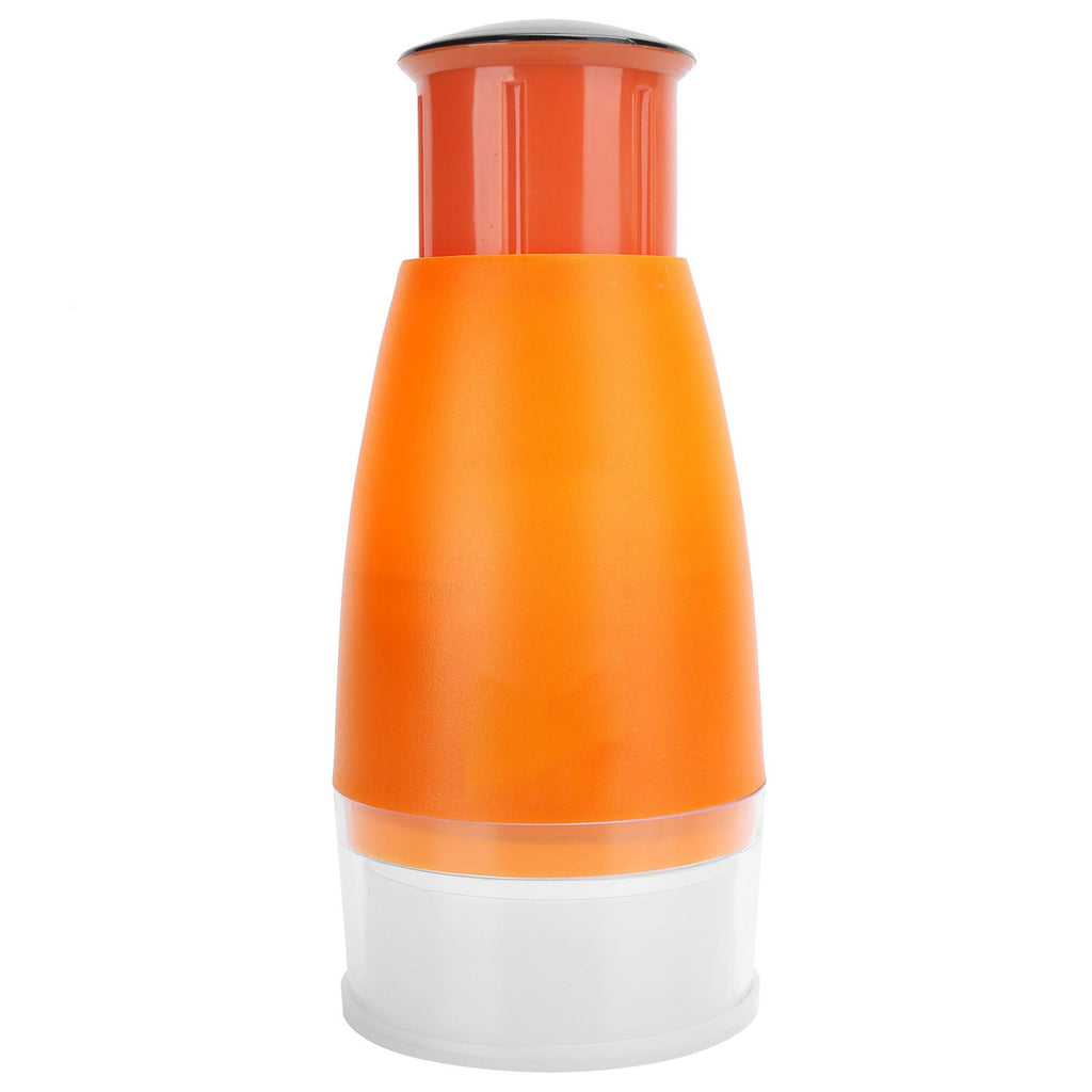 Manual Chopper Hand Press Garlic Ginger Garlic Chop Cutter Household with 2pcs Plastic BoxOrange