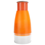 Manual Chopper Hand Press Garlic Ginger Garlic Chop Cutter Household with 2pcs Plastic BoxOrange