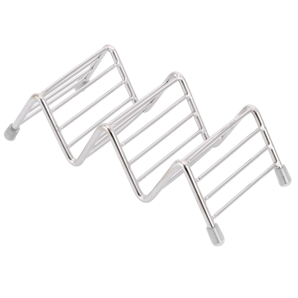 Taco Holder Innovative 304 Stainless Steel Pancake Stand Tray for Kitchen Restaurant2/3 Grid
