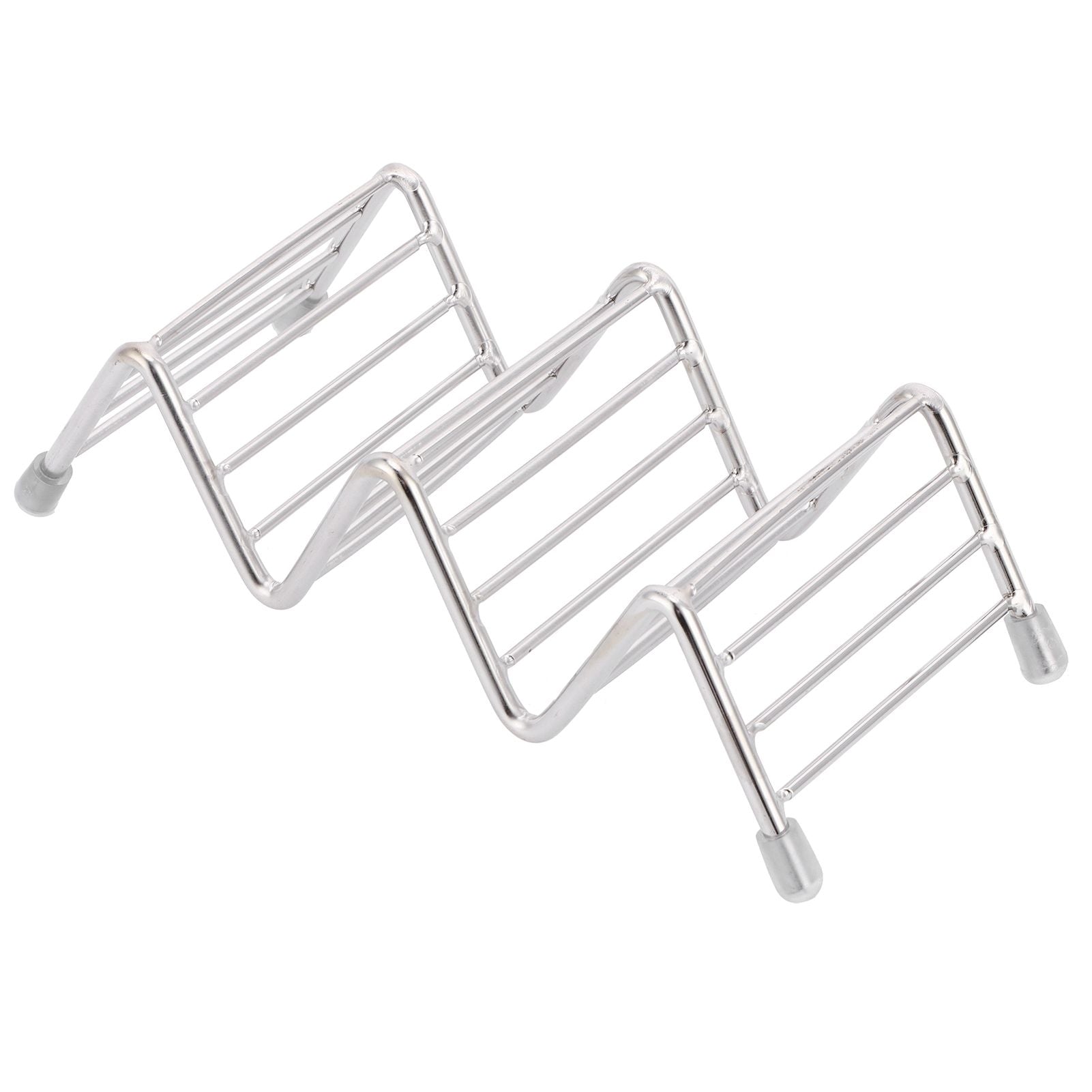 Taco Holder Innovative 304 Stainless Steel Pancake Stand Tray for Kitchen Restaurant2/3 Grid