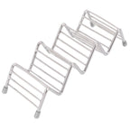 Taco Holder Innovative 304 Stainless Steel Pancake Stand Tray for Kitchen Restaurant3/4 Grid