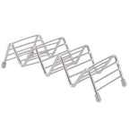 Taco Holder Innovative 304 Stainless Steel Pancake Stand Tray for Kitchen Restaurant3/4 Grid
