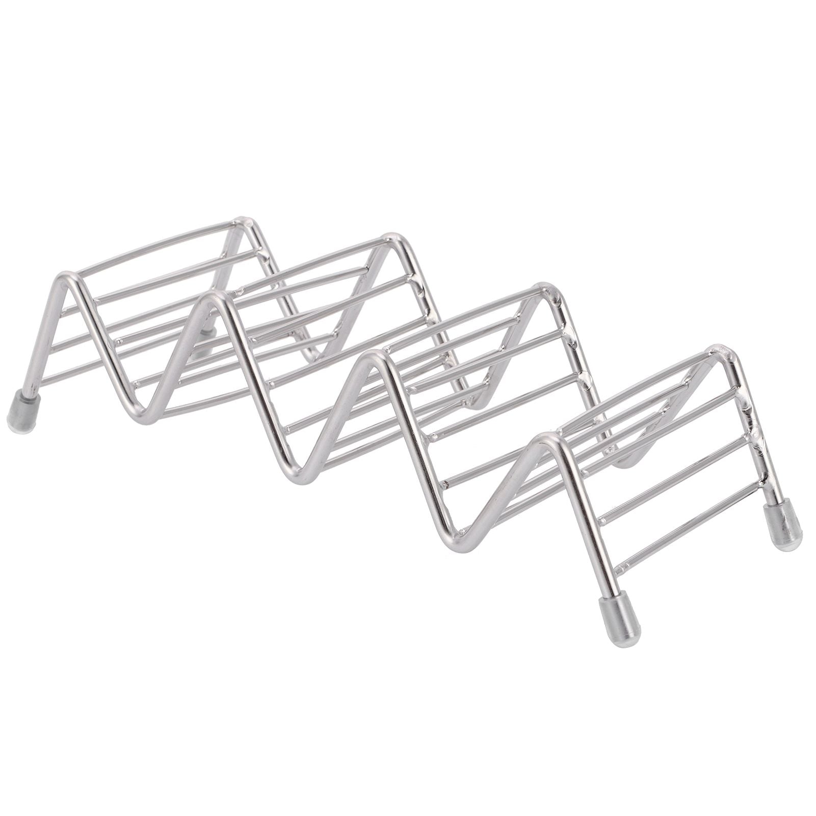 Taco Holder Innovative 304 Stainless Steel Pancake Stand Tray for Kitchen Restaurant3/4 Grid